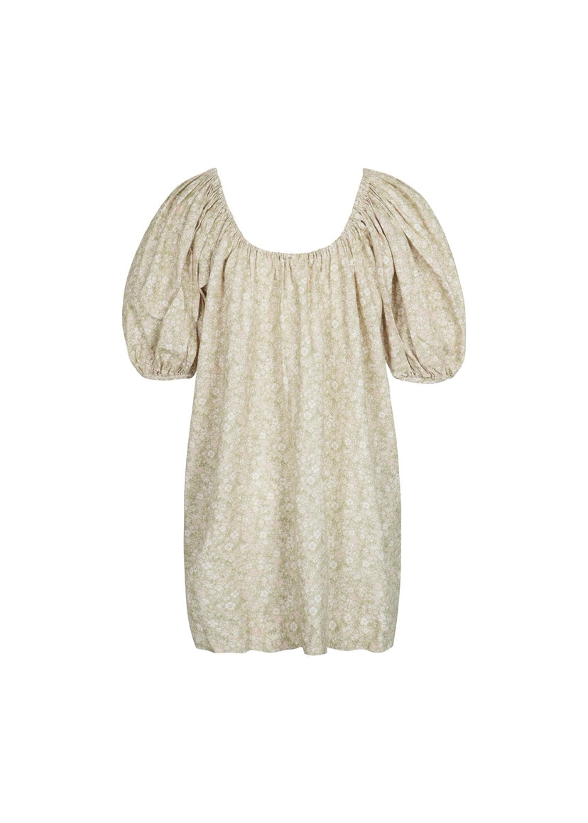 Bloom tie mini - sage bloom