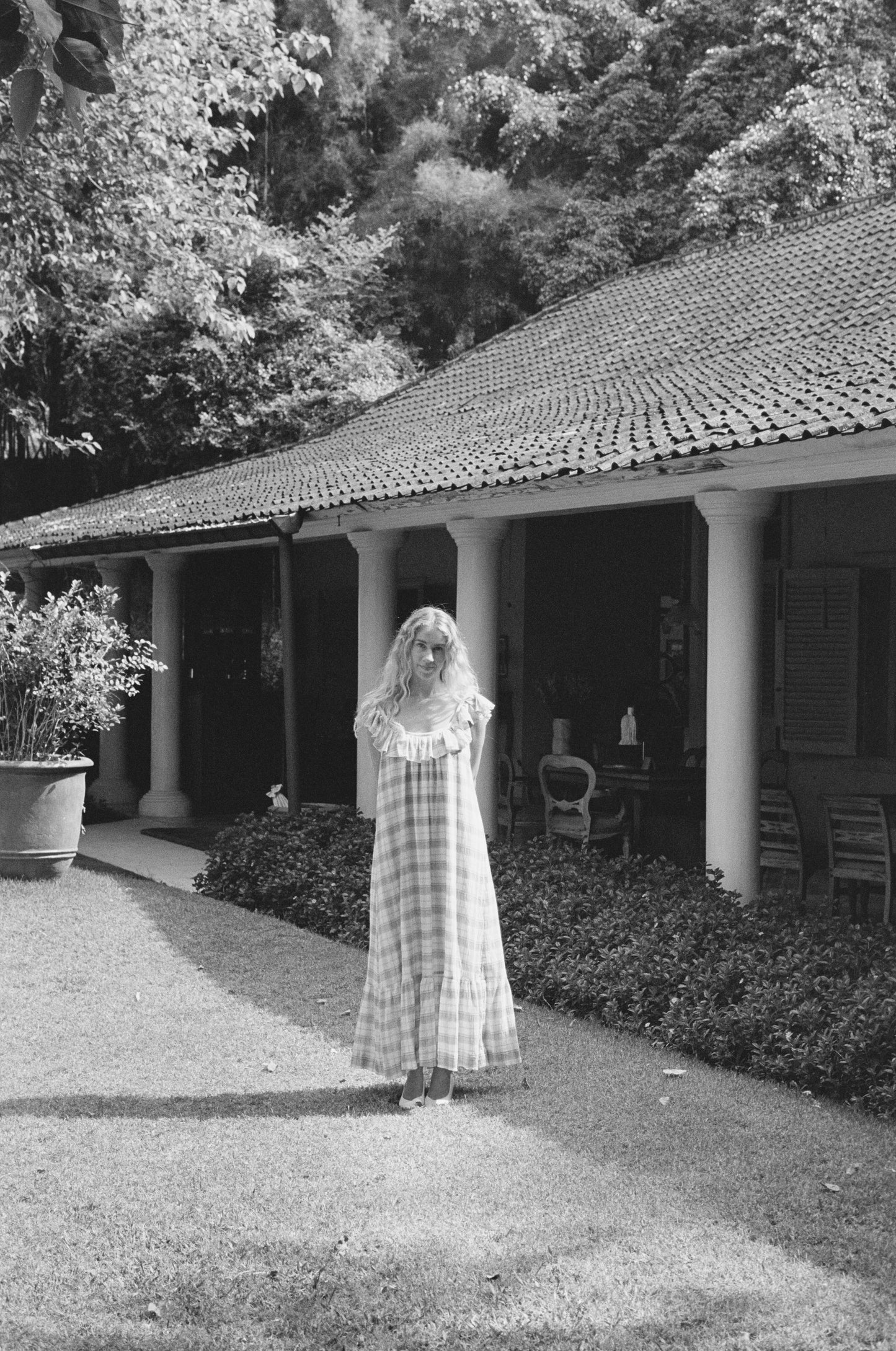 Bisset maxi - Sahara check