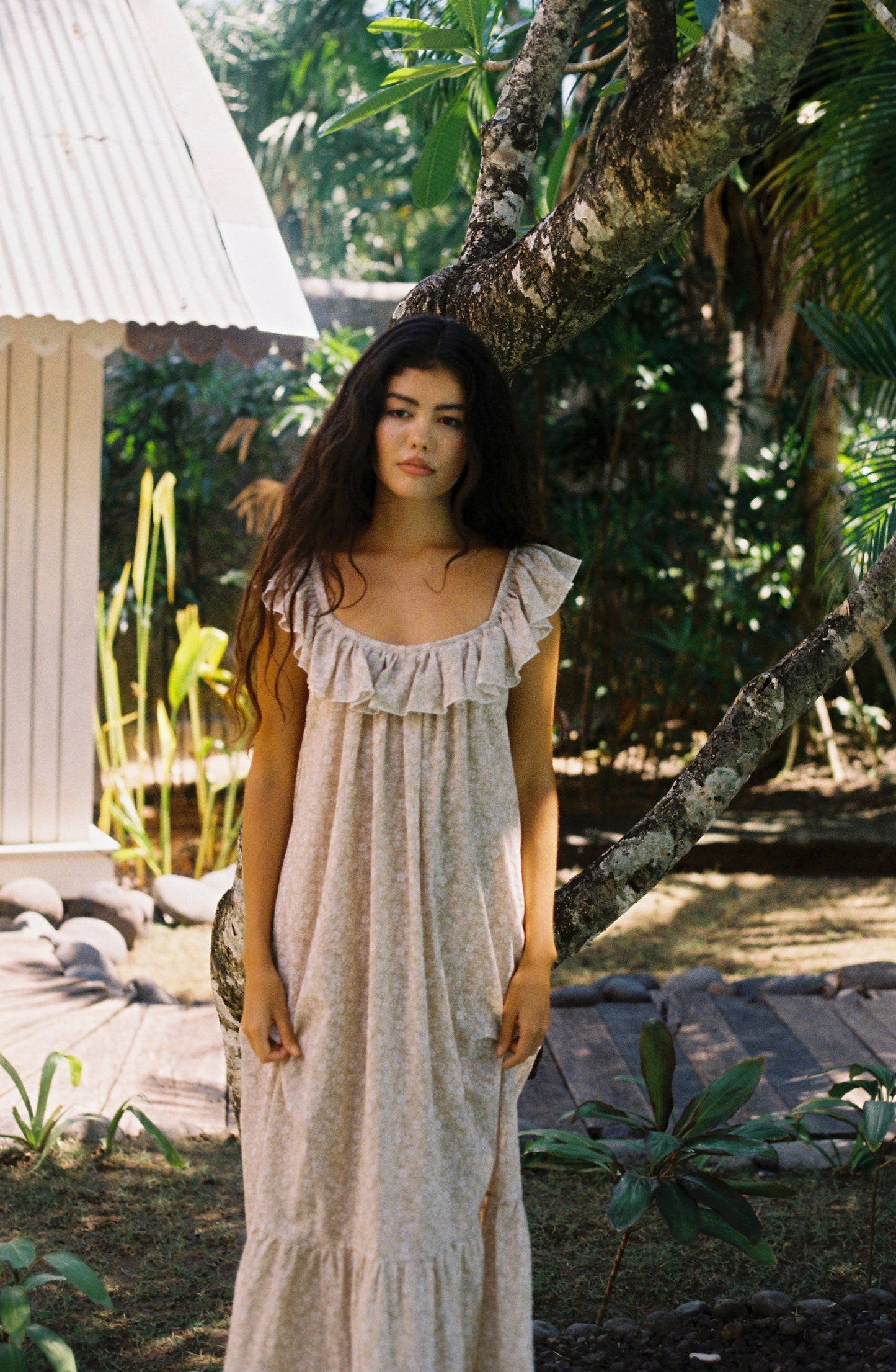 Bisset maxi - sage bloom