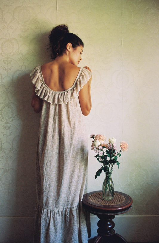 Bisset maxi - sage bloom