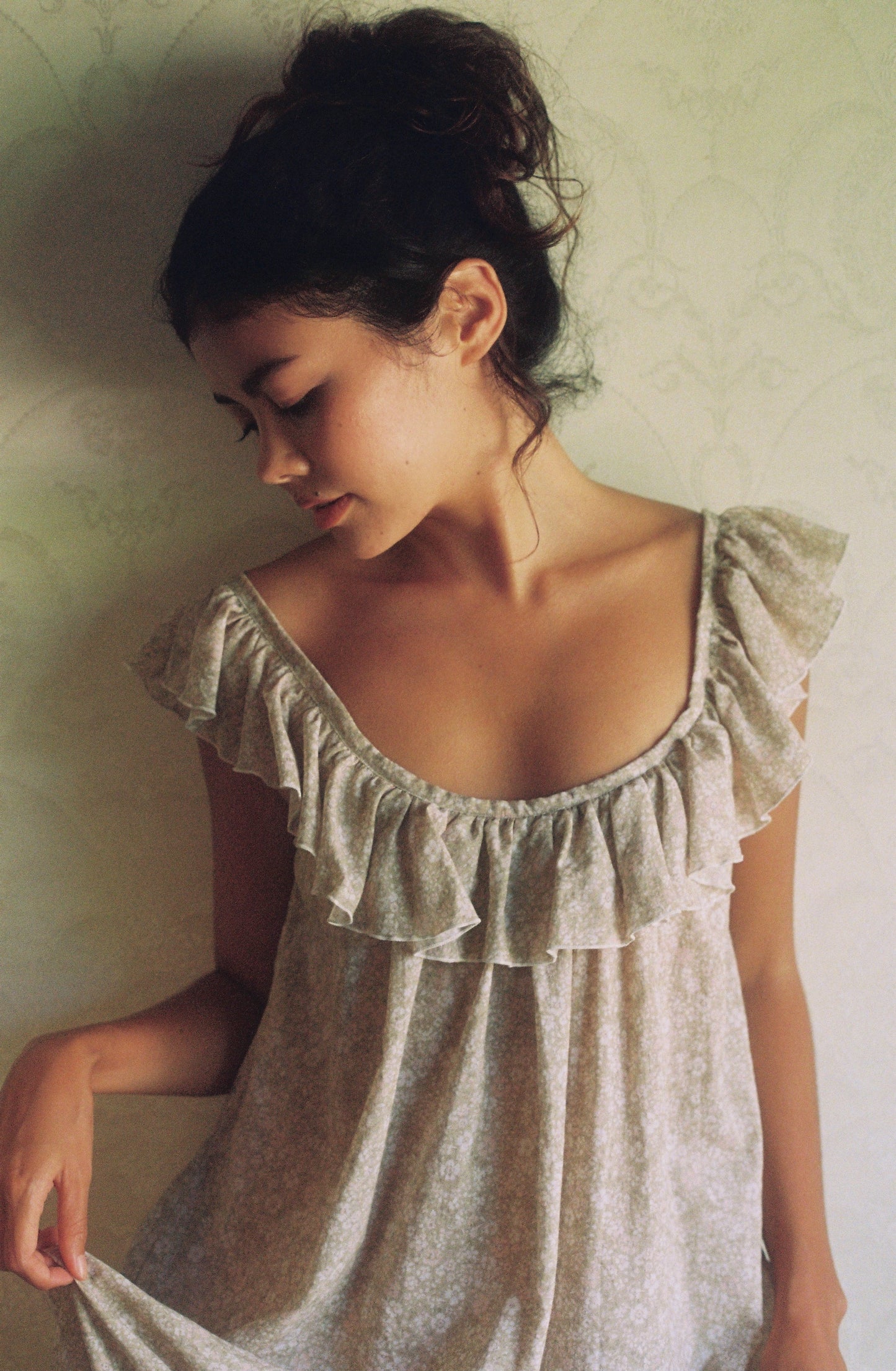 Bisset maxi - sage bloom