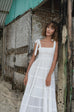 Frida maxi dress - White