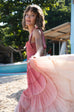 Frida Maxi dress - Pink ombre